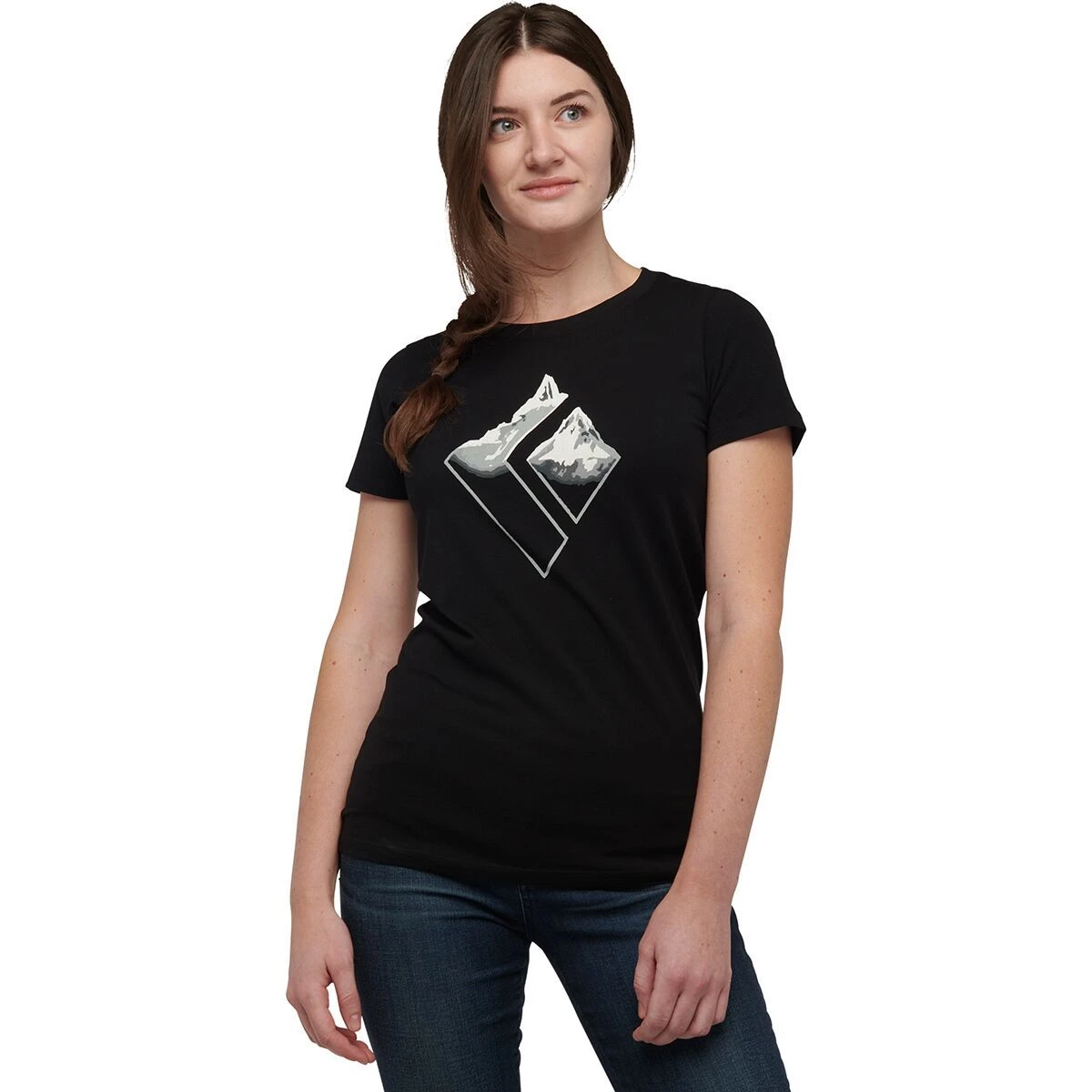Black Diamond Mountain Logo T-Shirt - Women's 4 Black Diamond Mountain Logo T-Shirt - Women's - Image 2