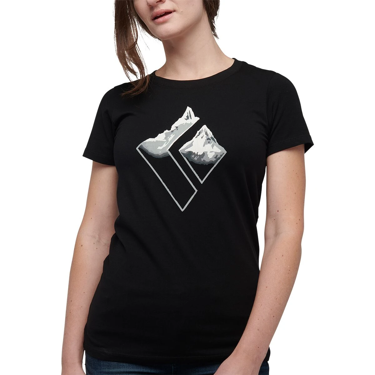 Black Diamond Mountain Logo T-Shirt - Women's 3 Black Diamond Mountain Logo T-Shirt - Women's