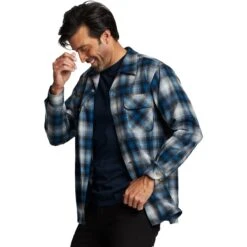 Pendleton Board Shirt - Men's -Patagonia Shop BLUWHBLOM D3