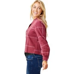 Reagan Twill Long-Sleeve Top - Women's