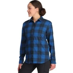 Outdoor Research Kulshan Flannel Shirt - Women's -Patagonia Shop CLABLUPLA D3