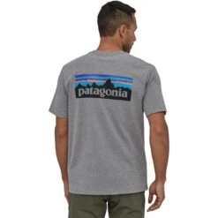 Patagonia P-6 Logo Short-Sleeve Responsibili-T-Shirt - Men's -Patagonia Shop GRAHEA 1