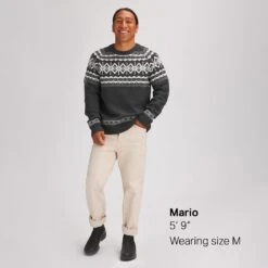 Wool Fair Isle Sweater - Men's -Patagonia Shop GREMUL D8